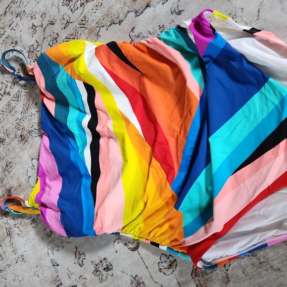 La Blanca Multicolor One Piece Swimsuit Size 14 - Picture 3 of 5